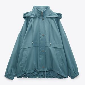 Zara Blue Women's pants and Windbreaker S